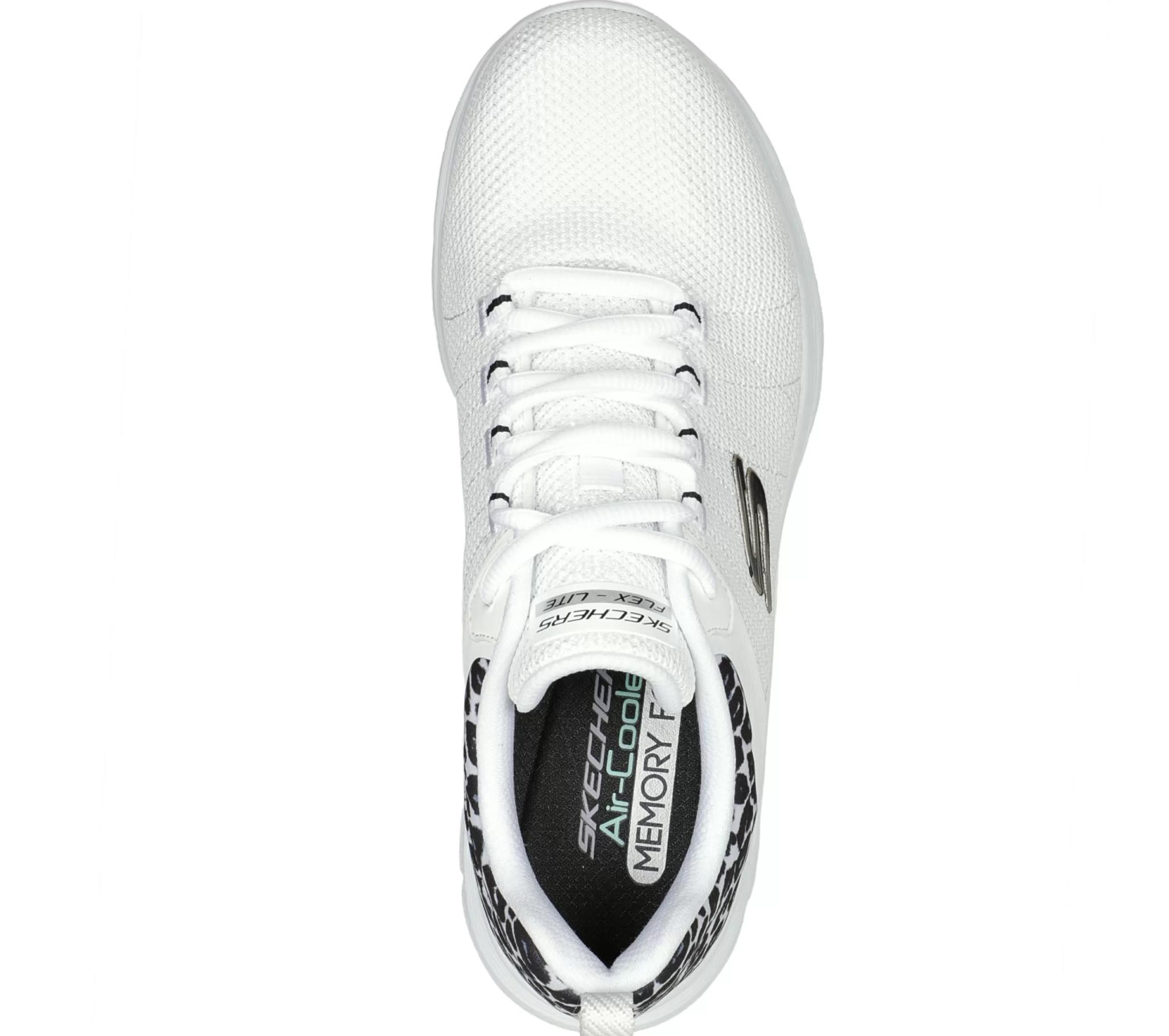 Com Atacadores | Sapatilhas | SKECHERS Flex Advantage 4.0 - Wild Ballad BRANCO / LEOPARDO