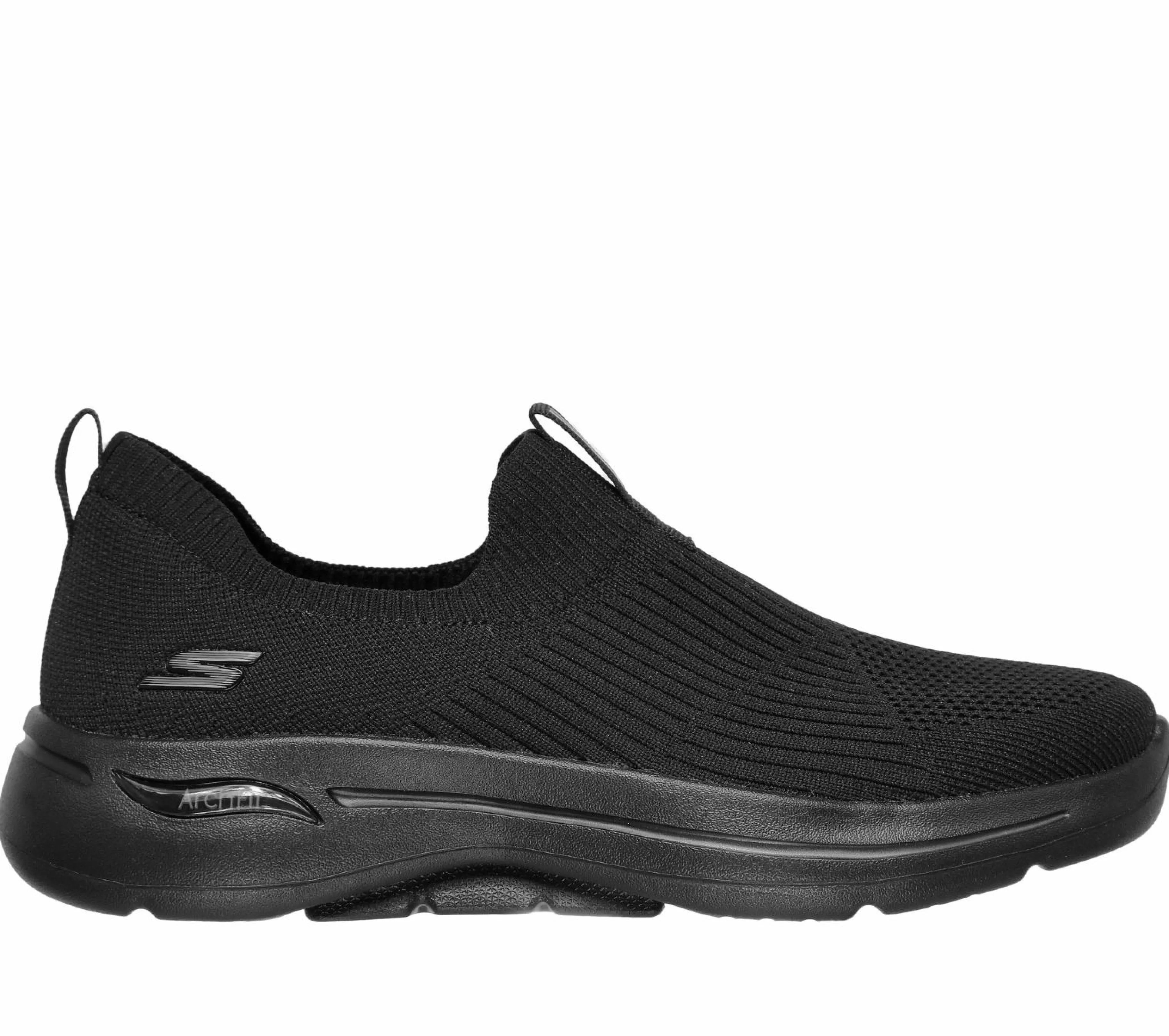 Calçado Sem Atacadores | Sapatilhas Casuais | SKECHERS GO WALK Arch Fit - Iconic PRETO