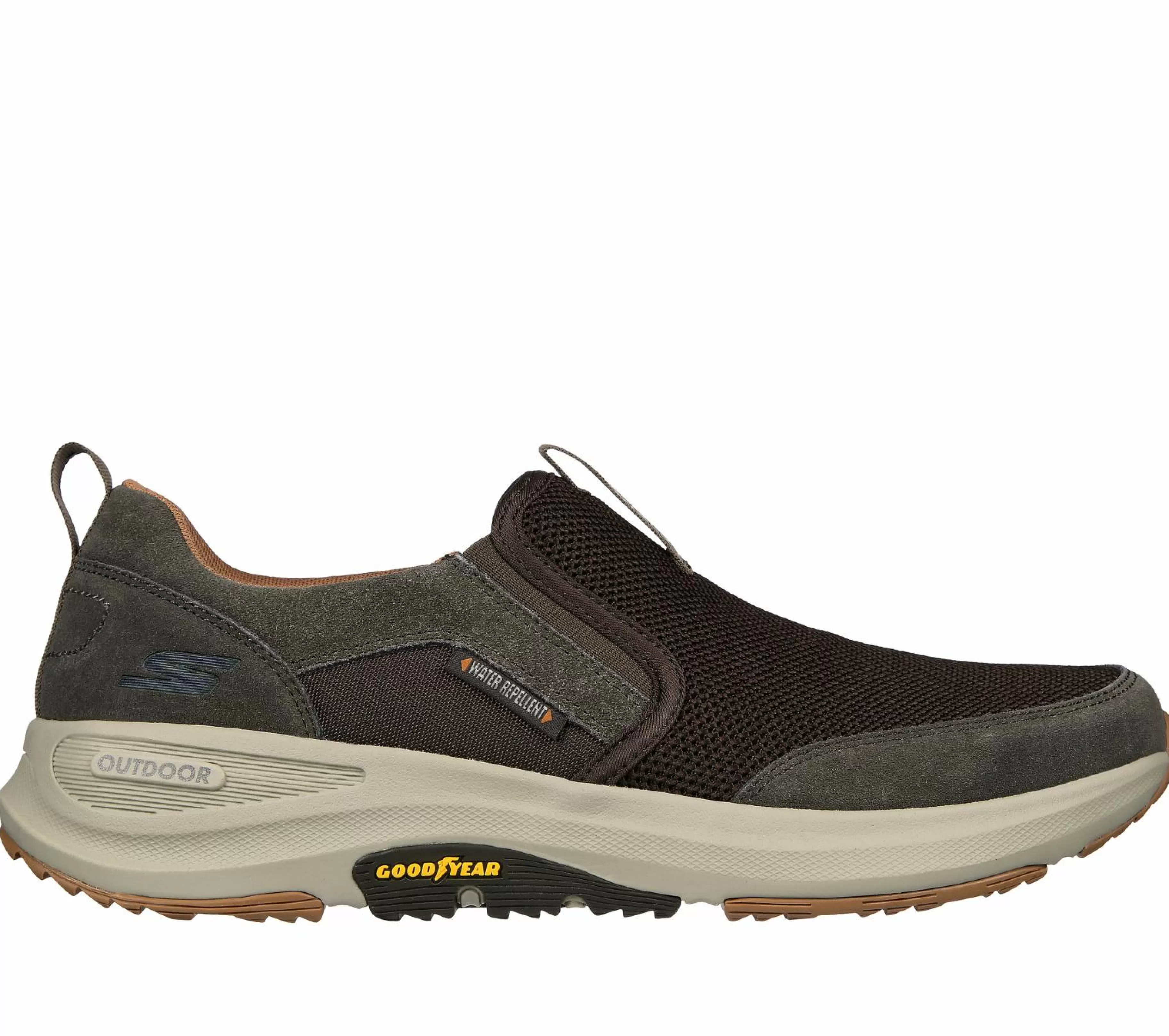 Calçado Sem Atacadores | Sapatilhas | SKECHERS GOwalk Outdoor - Andes CASTANHO