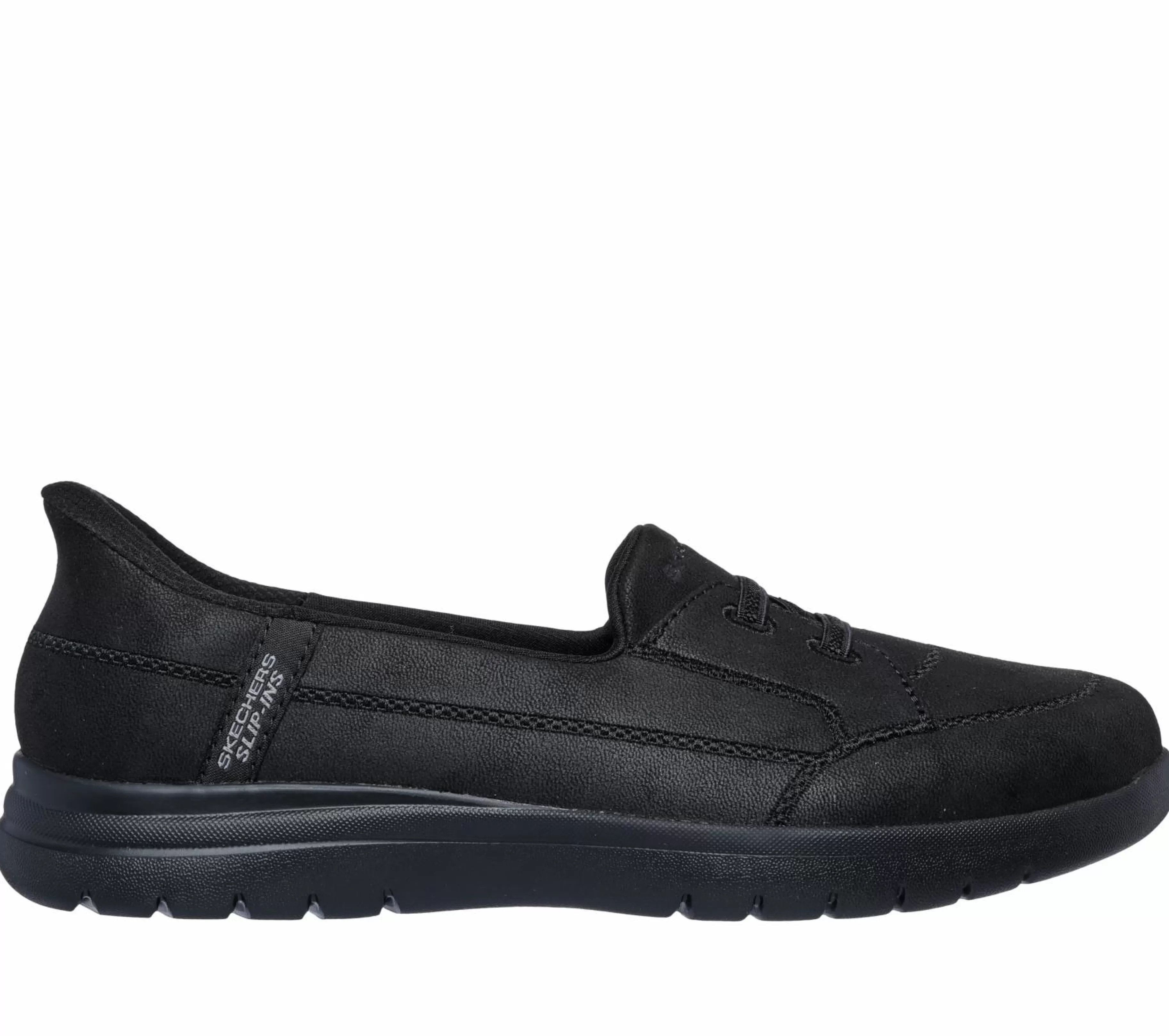 Calçado Sem Atacadores | Sapatilhas Casuais | SKECHERS Slip-ins: On-the-GO Flex PRETO