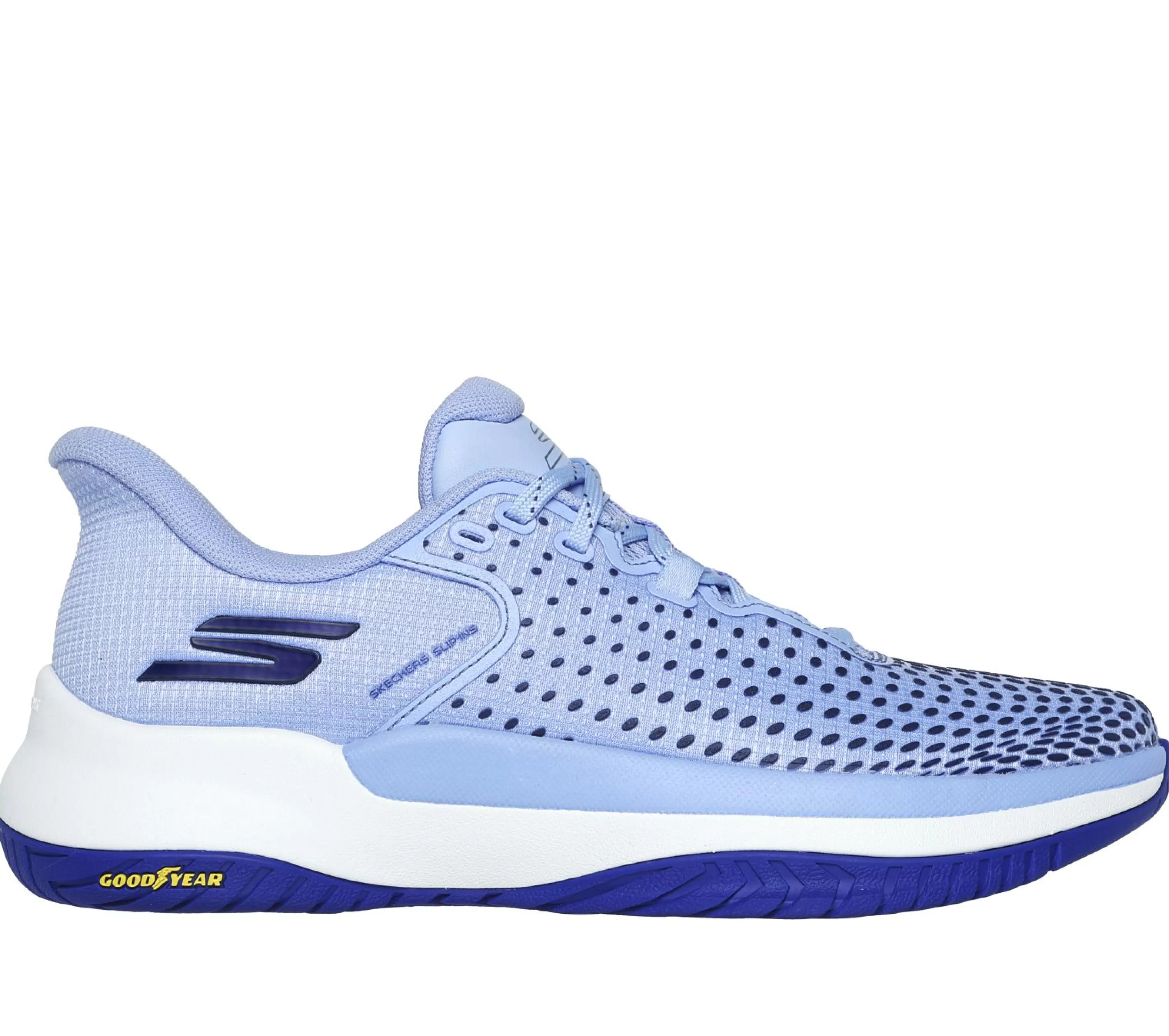 Calçado Sem Atacadores | Hands Free Slip-Ins | SKECHERS Slip-ins: Viper Court Elite AZUL CLARO